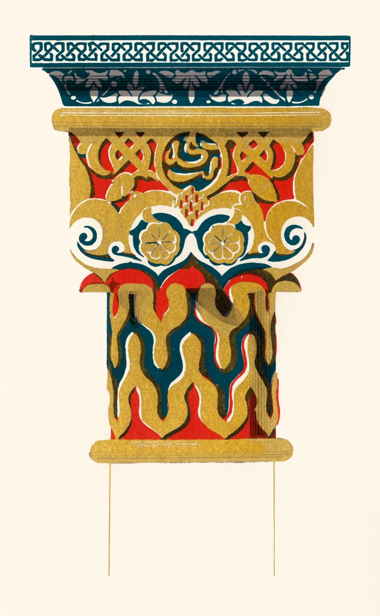 Capitel de columnas, Patio de los Leones, 1907 de Unbekannt