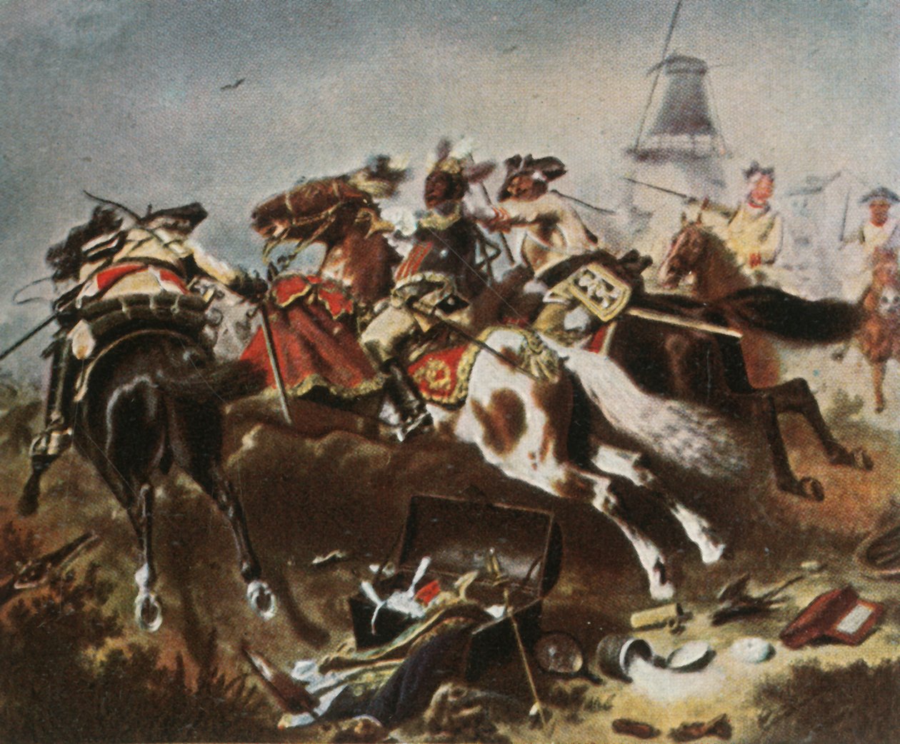 Compromiso de caballería en Rossbach, 5 de noviembre de 1757, 1936 de Unbekannt