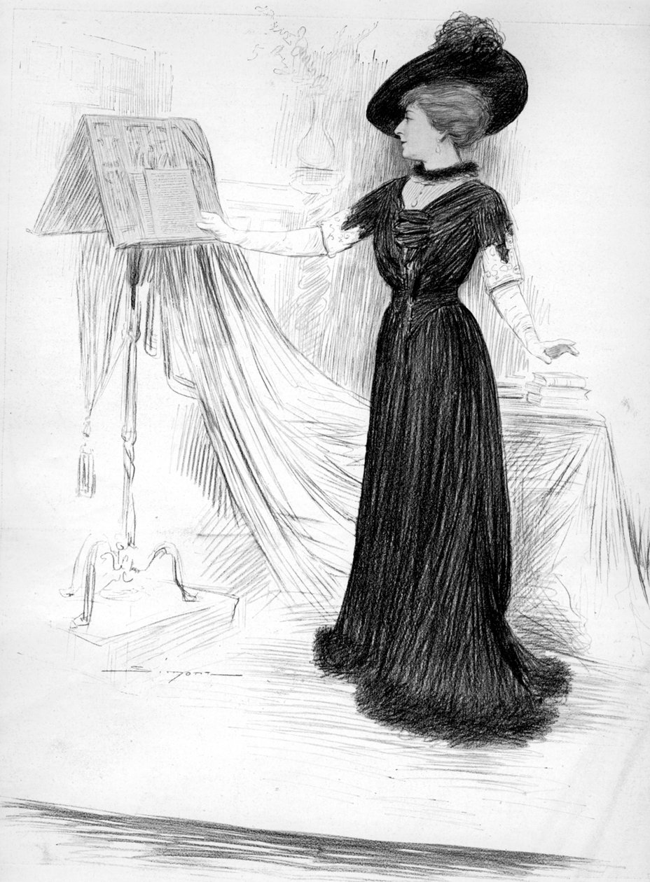 Cecile Sorel, actriz francesa, 1909 de Unbekannt