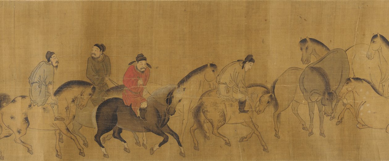 Caballos Celestiales, dinastía Ming tardía, siglo XVII de Unbekannt