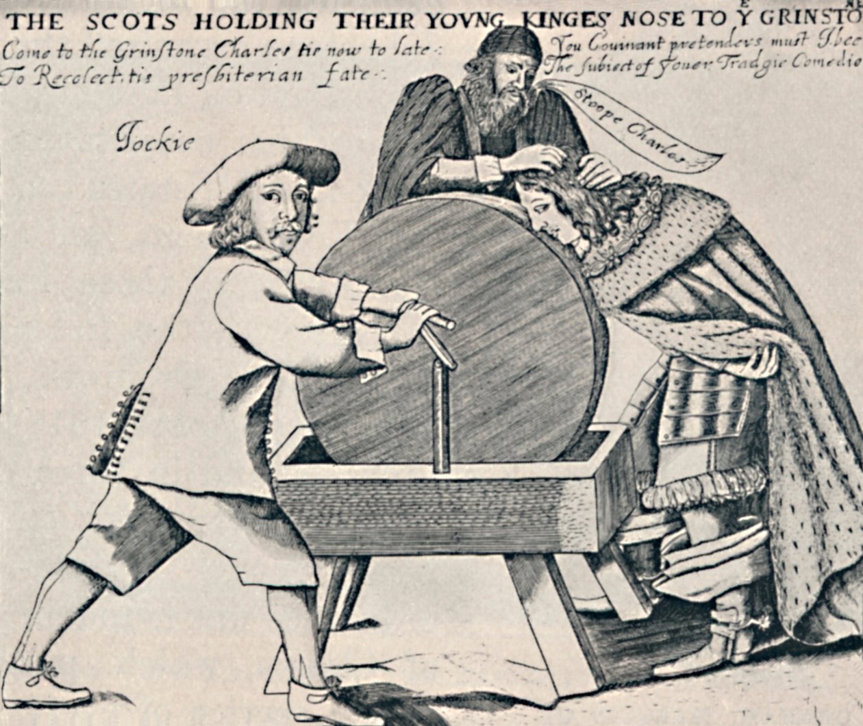 Carlos II y la Kirk, 1651 de Unbekannt