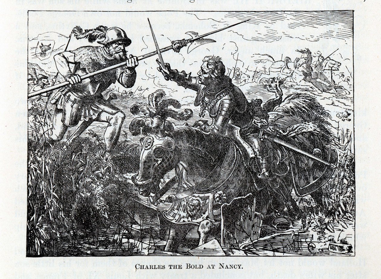 Carlos el Temerario en Nancy, 1882 de Unbekannt