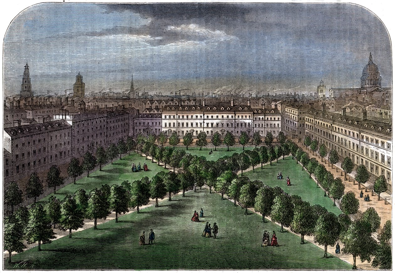 Charterhouse Square, siglo XIX de Unbekannt