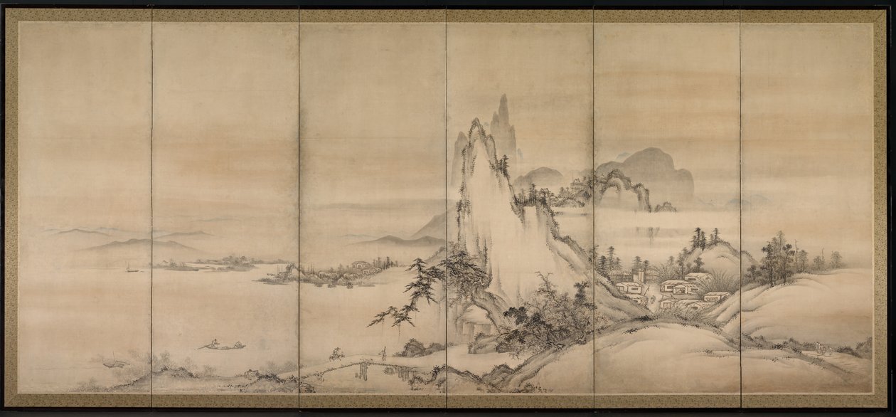 Paisaje chino, 1500s de Unbekannt