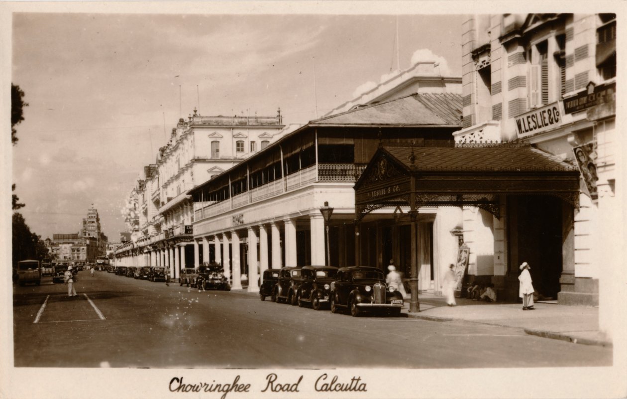 Calle Chowringhee, Calcuta, c. 1940 de Unbekannt