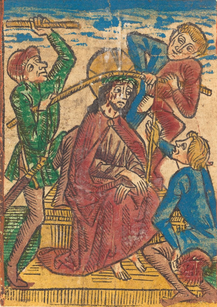 Cristo coronado de espinas, c. 1490 de Unbekannt
