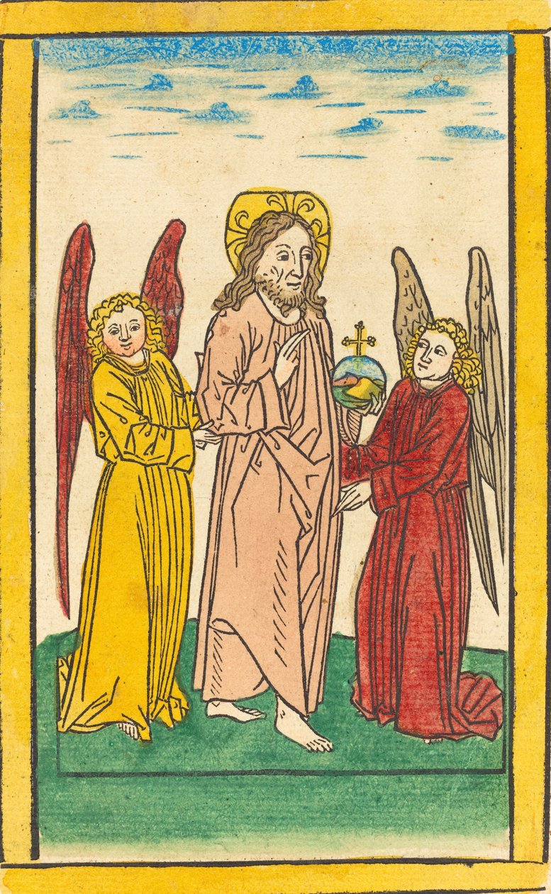 Cristo como Salvator Mundi, c. 1485 de Unbekannt