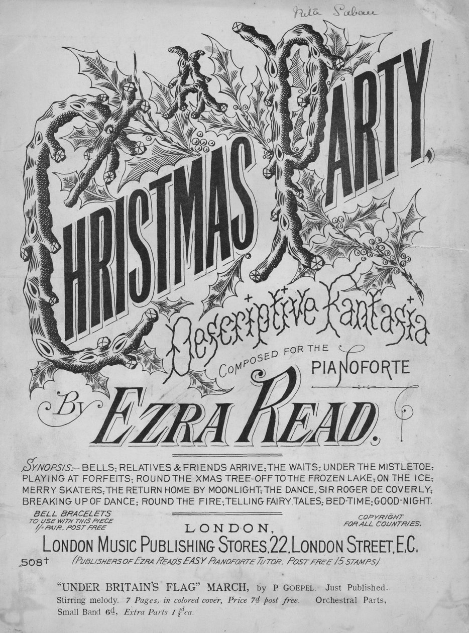 Fiesta de Navidad, c1909 de Unbekannt