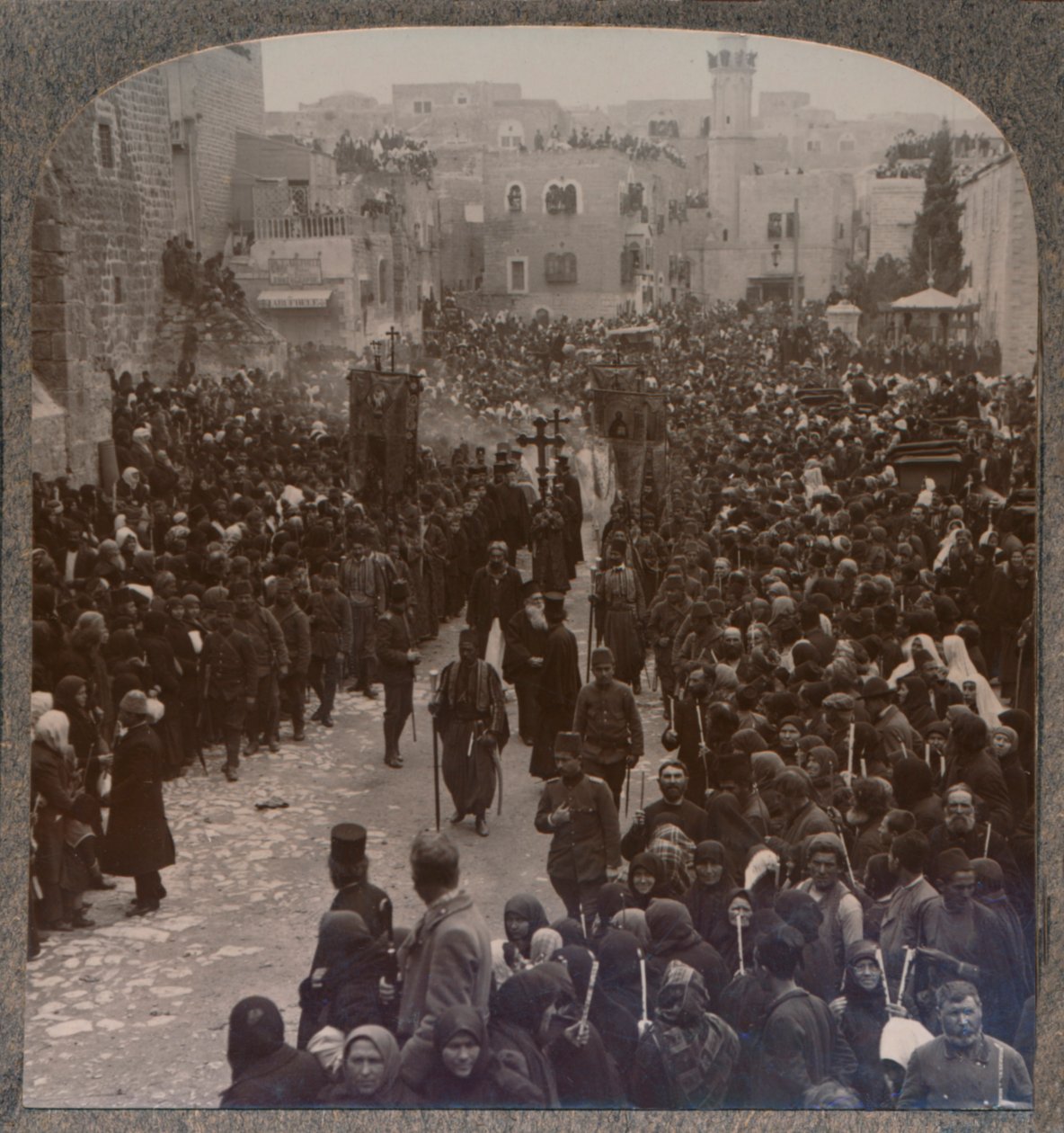 Procesión de Navidad en Belén, c1900 de Unbekannt