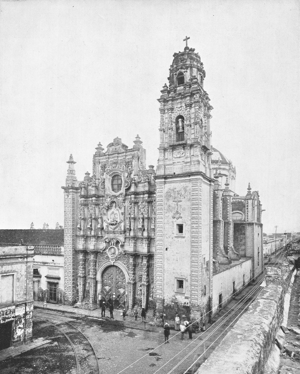 Iglesia de La Santísima, Ciudad de México, México, c. 1900 de Unbekannt