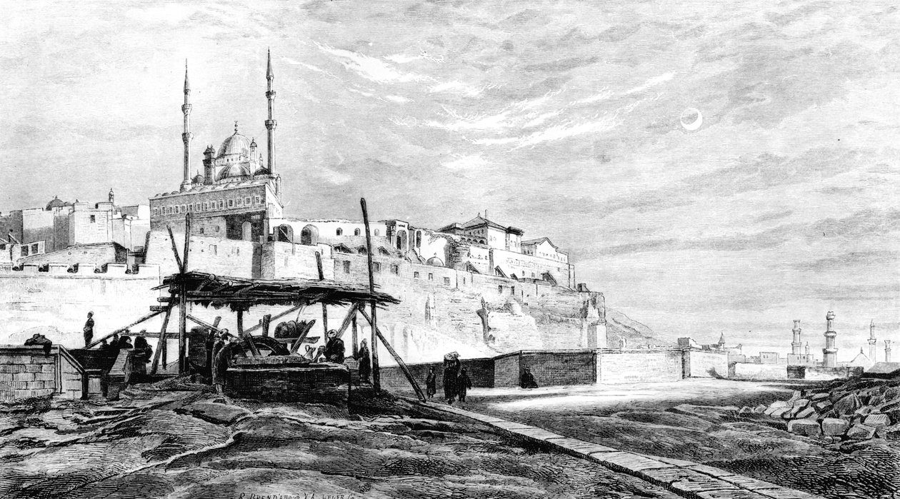 Ciudadela de El Cairo, Egipto, 1880 de Unbekannt