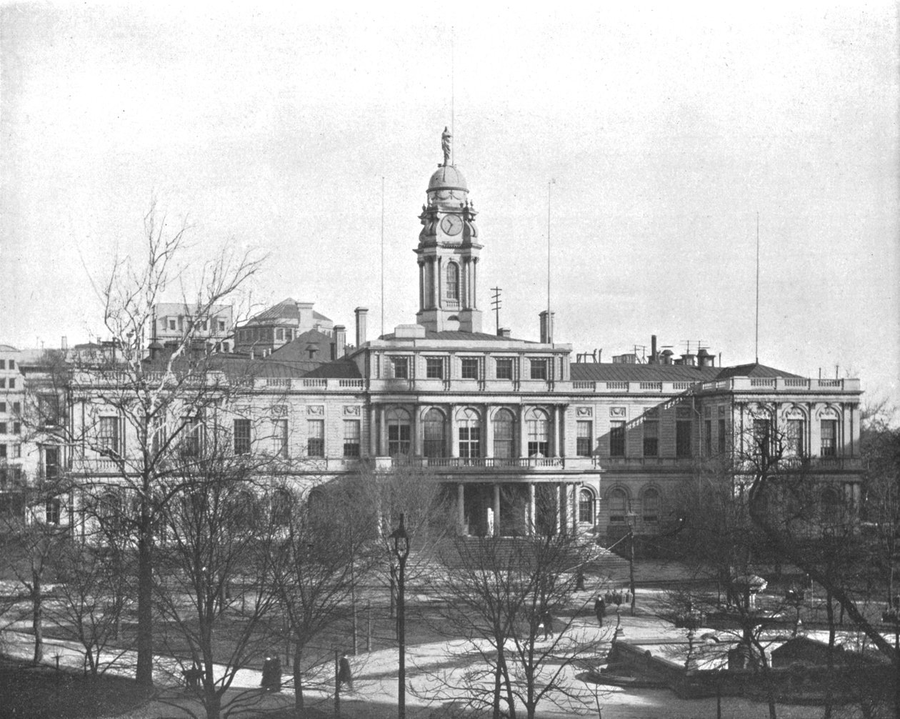 Ayuntamiento, Nueva York, EE.UU., c1900 de Unbekannt