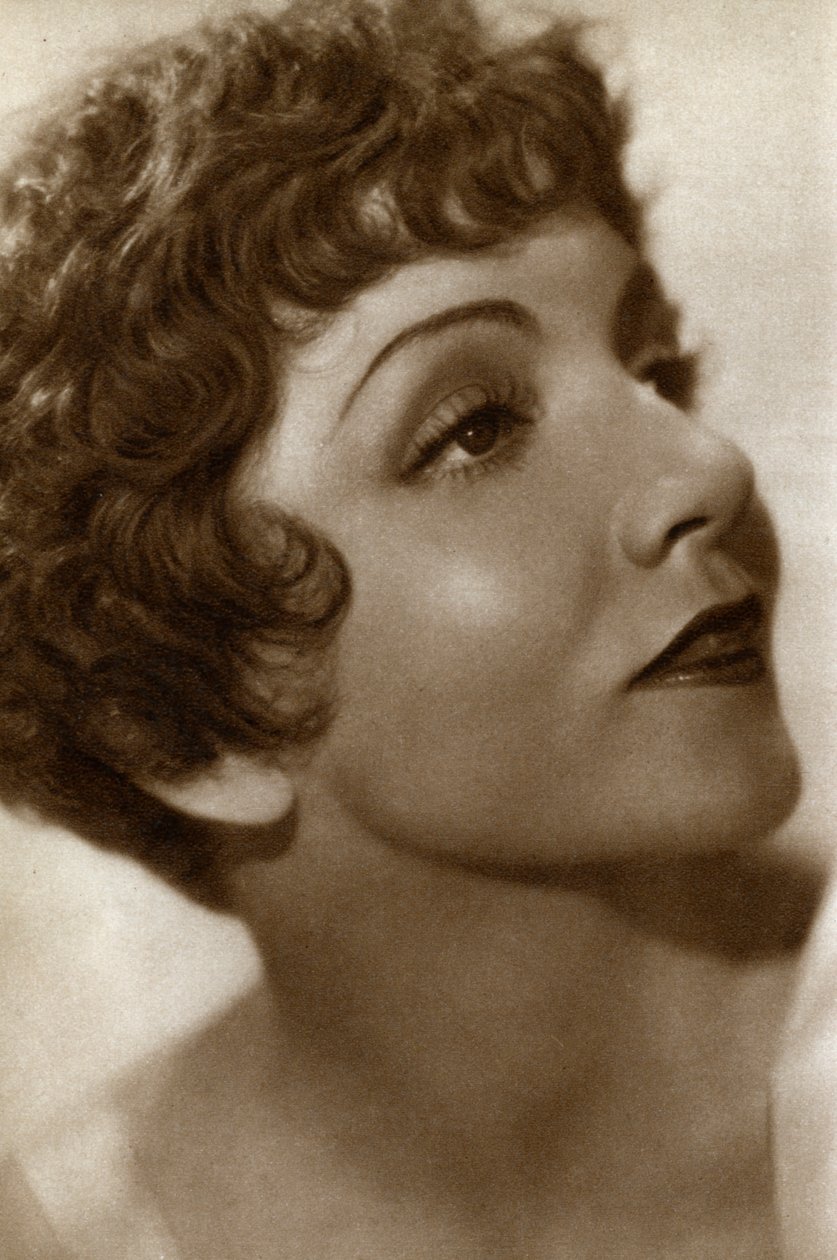 Claudette Colbert, actriz franco-estadounidense, 1933 de Unbekannt
