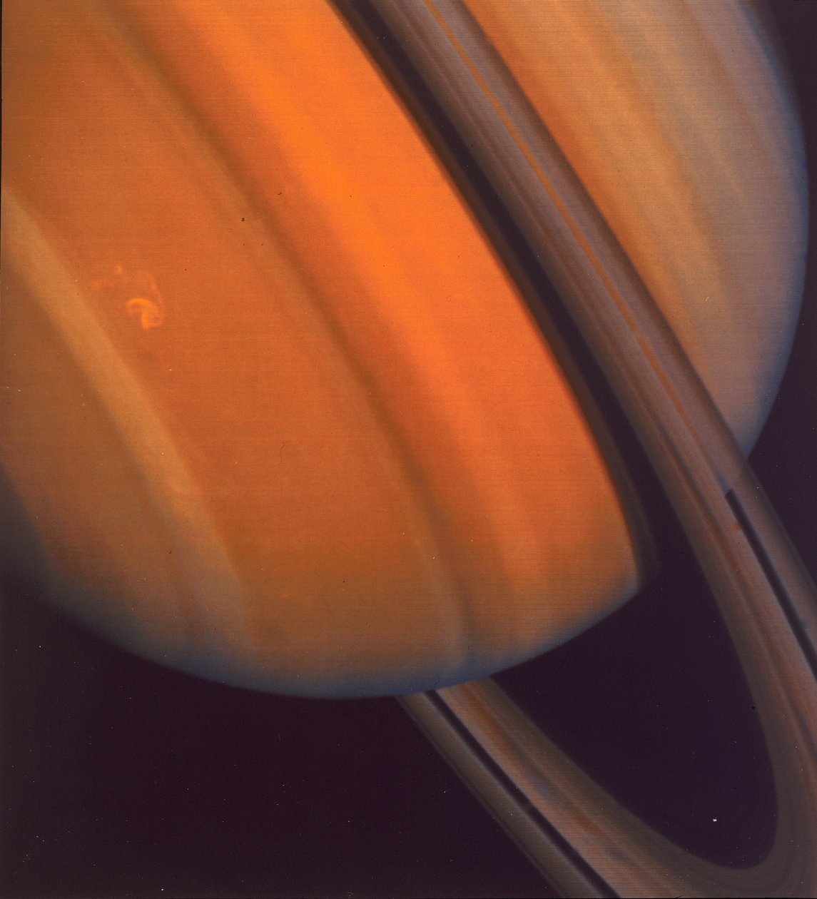 Primer plano de los anillos de Saturno, 1981 de Unbekannt