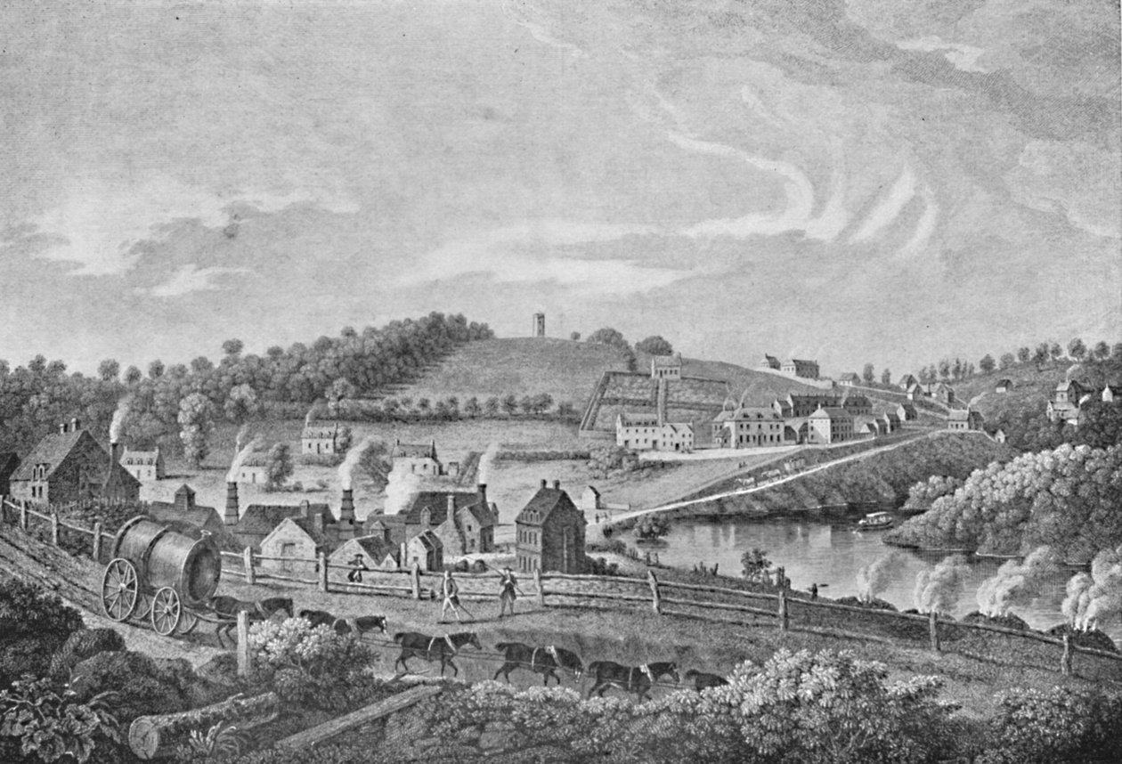 Coalbrookdale en 1758, 1758, 1904 de Unbekannt