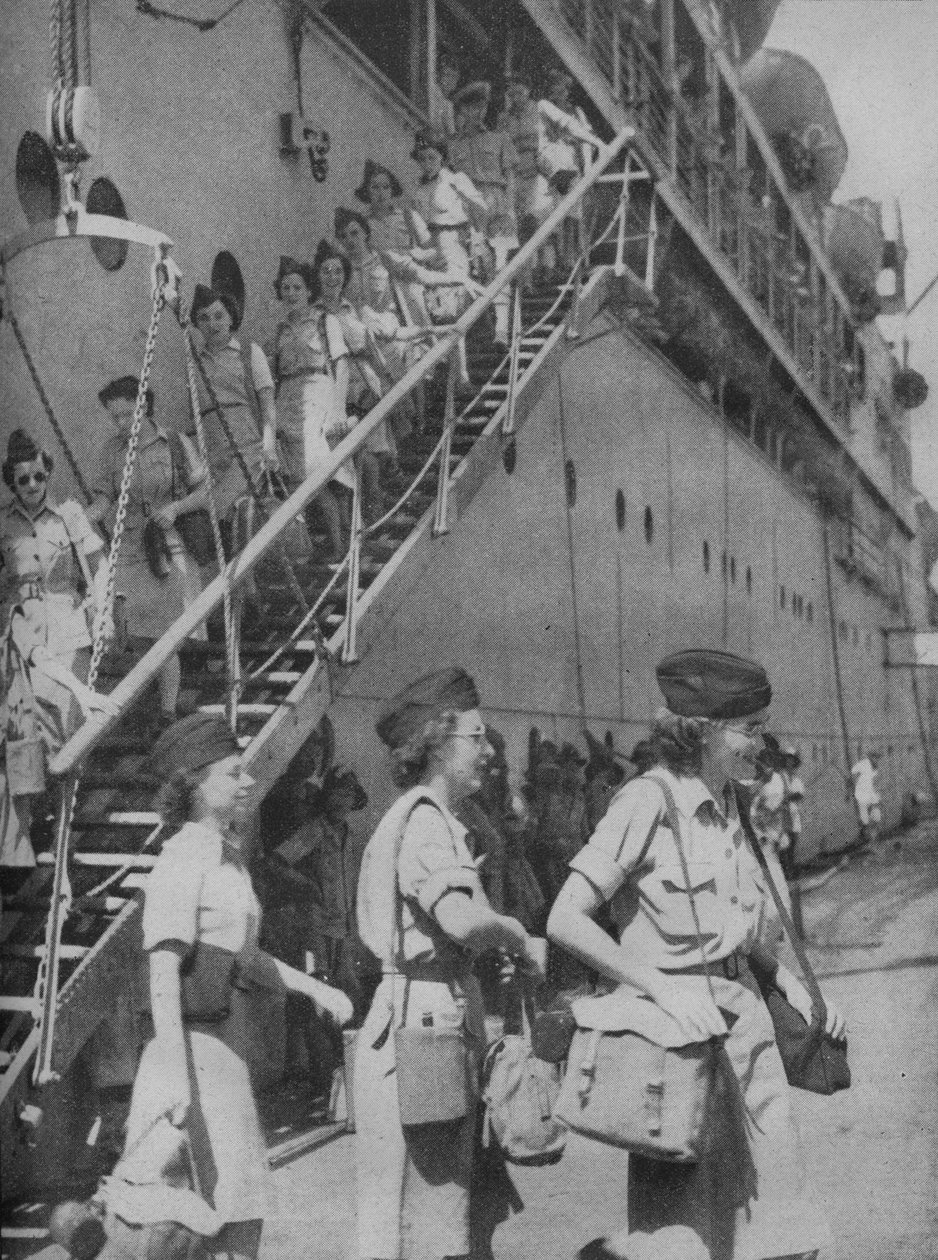 Desembarcando en Singapur, 1945 de Unbekannt