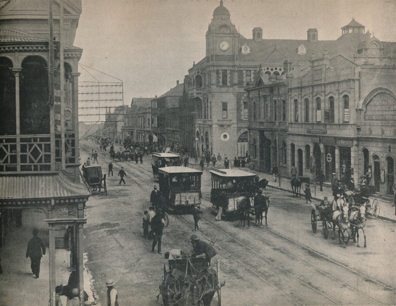 Calle Commissioner, Johannesburgo, c1900 de Unbekannt