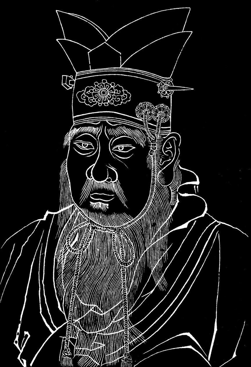 Confucio 551-479 a.C., filósofo chino de Unbekannt