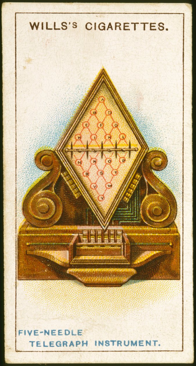 Telégrafo de 5 agujas de Cook y Wheatstone, 1837 1915 de Unbekannt