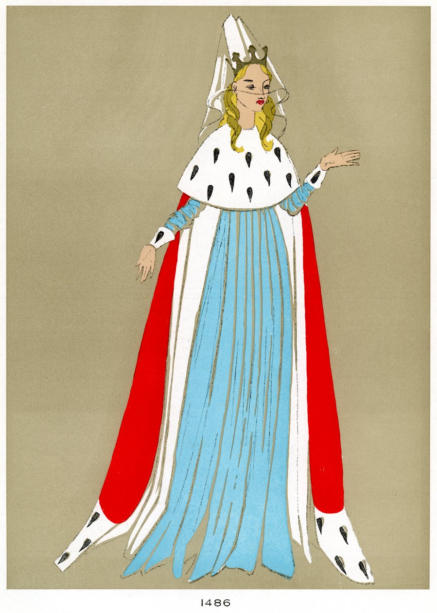 Traje de 1486, principios a mediados del siglo XX de Unbekannt