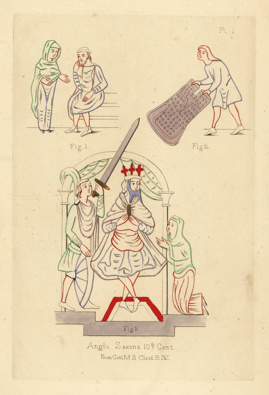 Trajes de los anglosajones de Unbekannt
