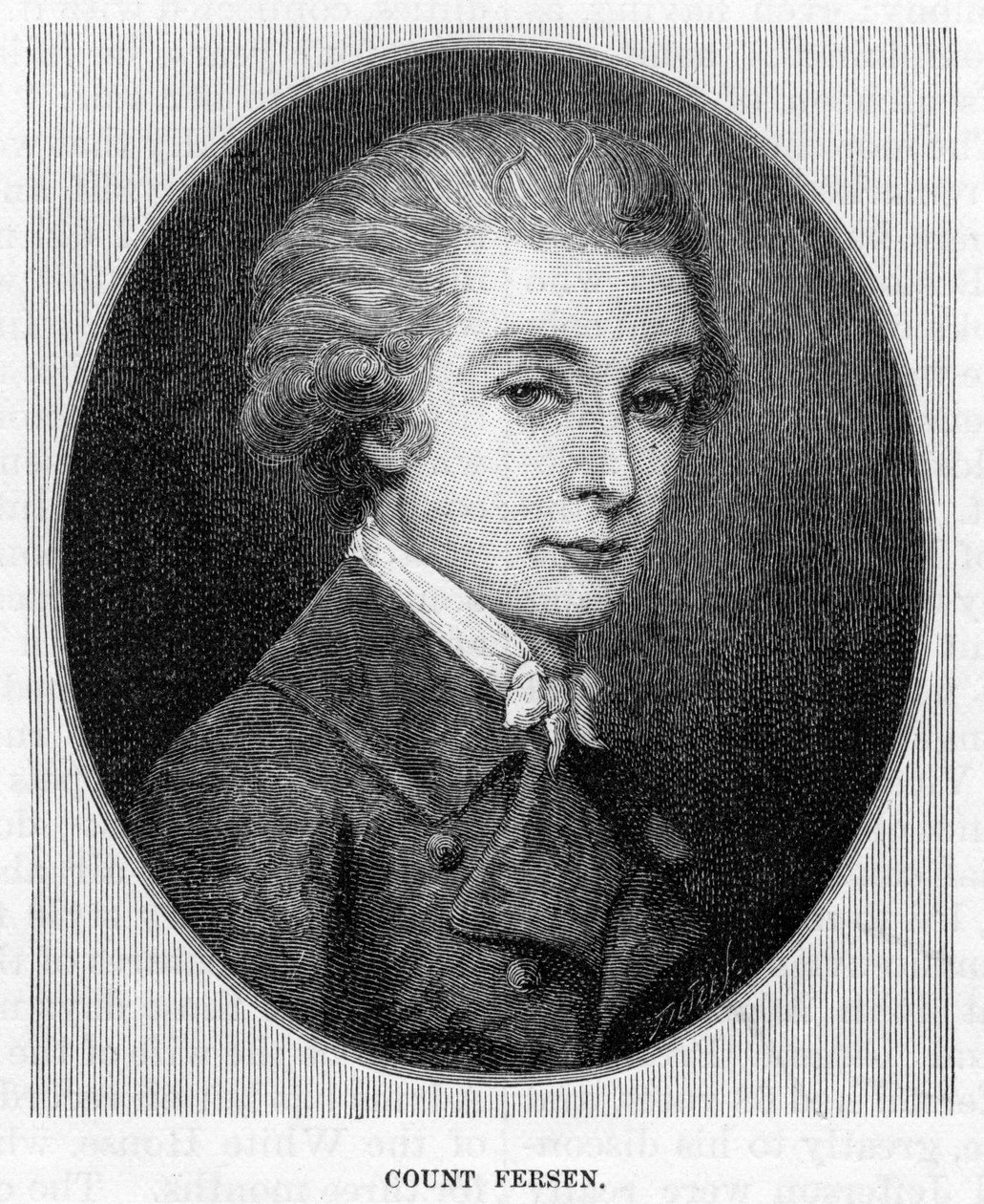 Conde Fersen, siglo XIX de Unbekannt