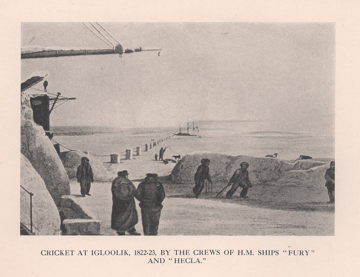 Críquet en Igloolik, 1822-1823 de Unbekannt