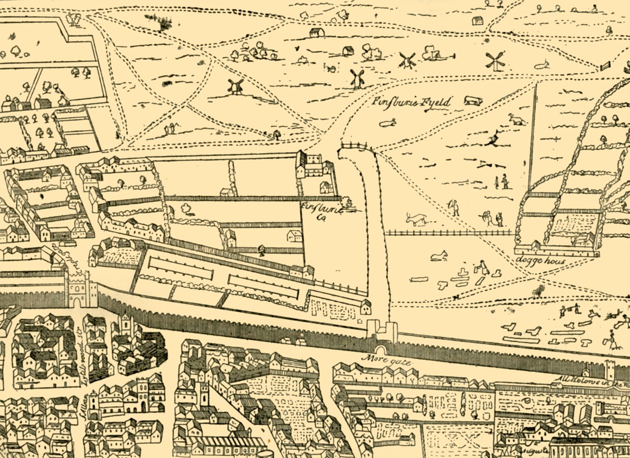 Cripplegate y Vecindario, c1872 de Unbekannt