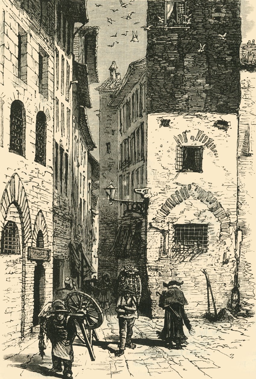 Casa de Dante, Florencia, 1890 de Unbekannt