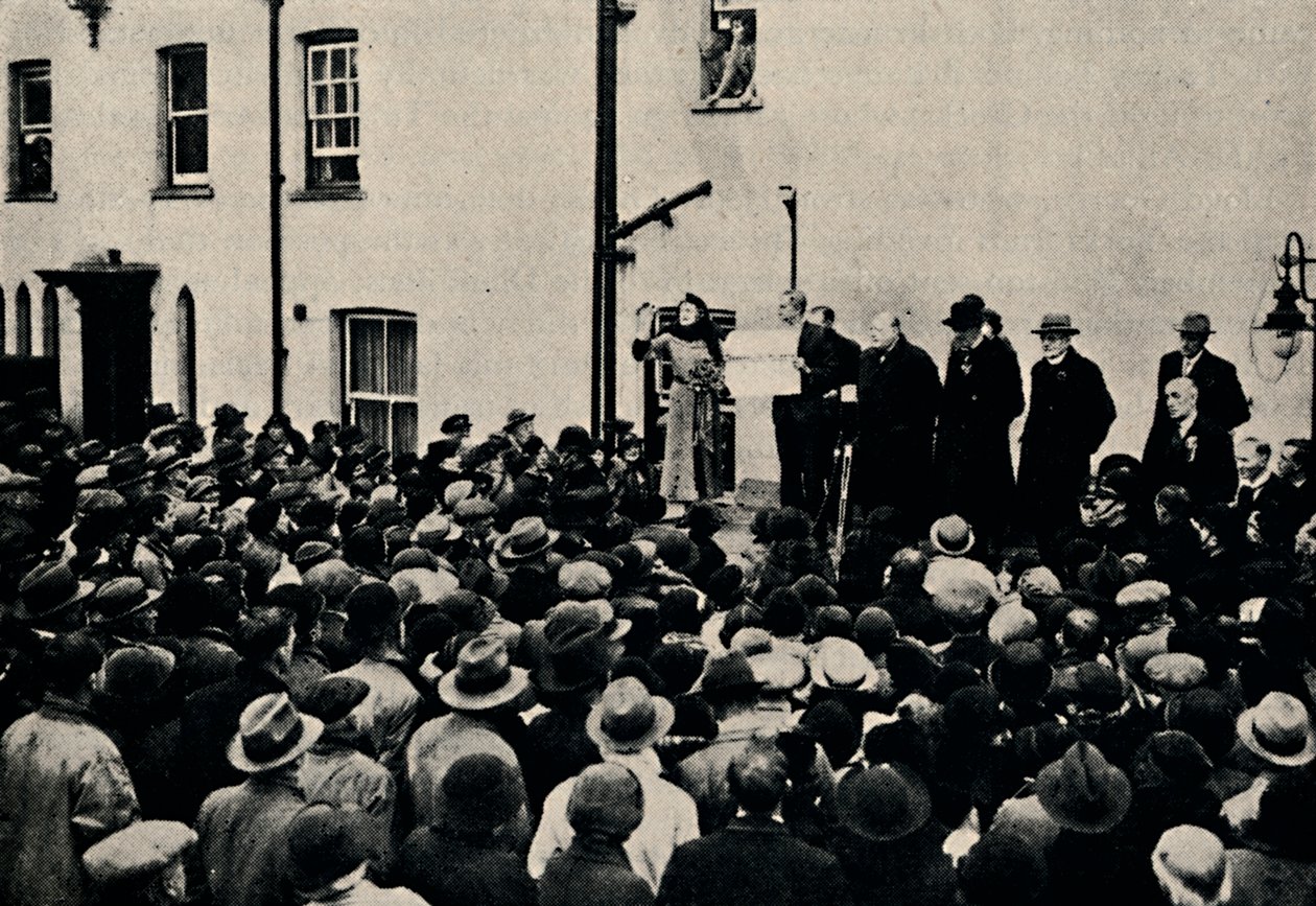 Declarando la votación en Epping, 1924 de Unbekannt