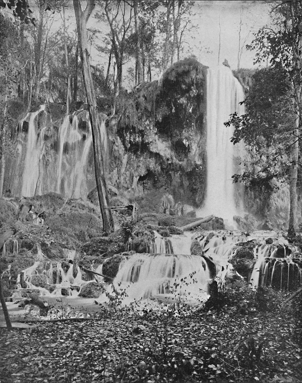 Cataratas Deer Lick, Mineral Springs, Va., c1897 de Unbekannt