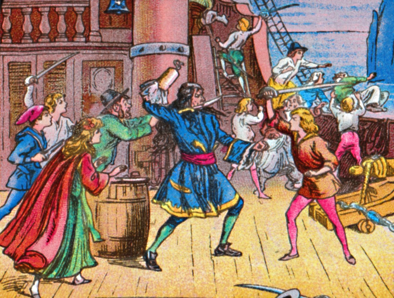 Derrota de los piratas, c1905 de Unbekannt