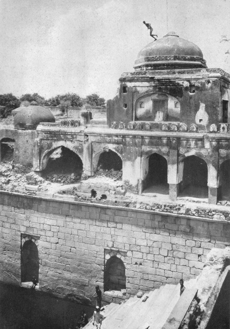 Delhi. Un salto peligroso, c1910 de Unbekannt