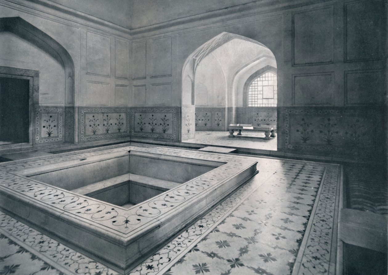 Delhi. Baños reales en el palacio, c. 1910 de Unbekannt