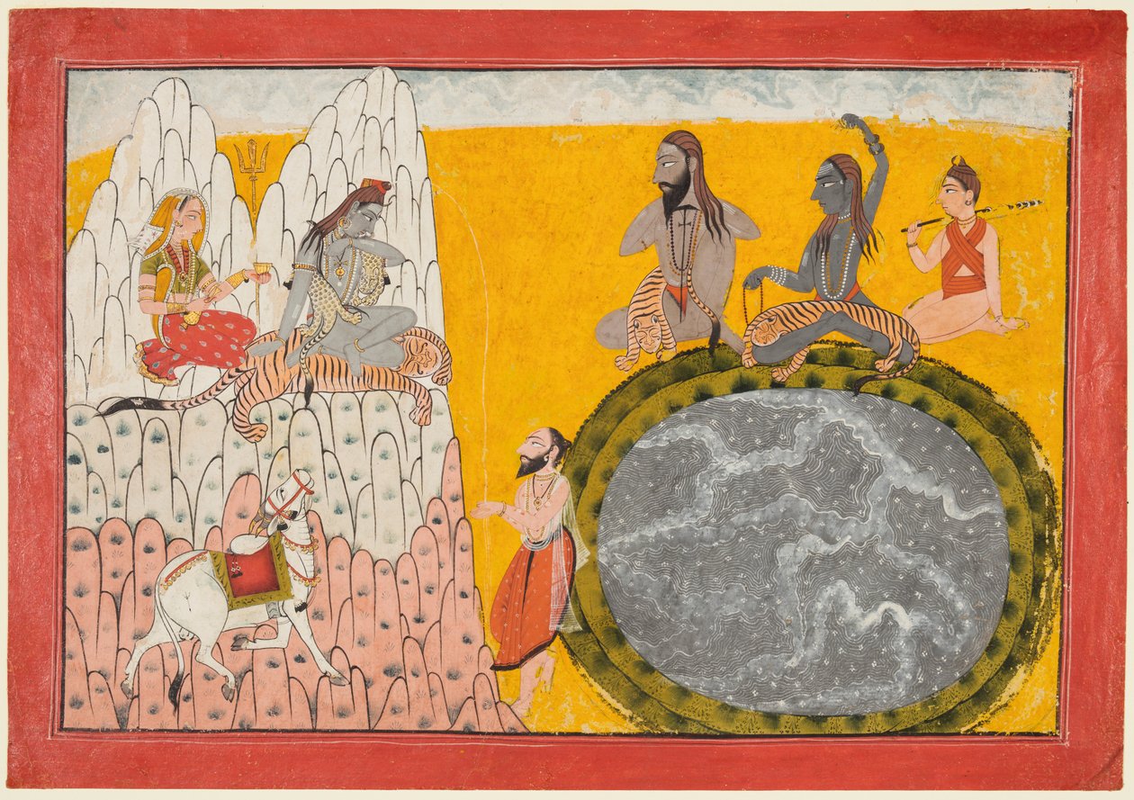 Descenso del Ganges, c. 1700-10 de Unbekannt