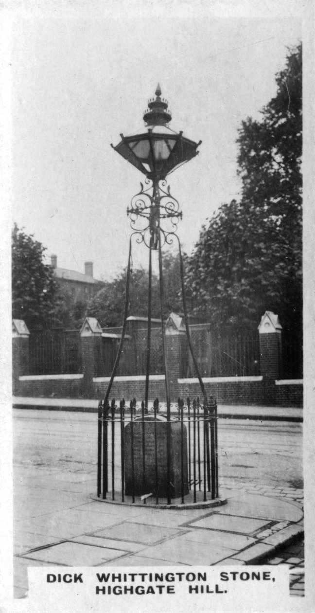 Piedra de Dick Whittington, Highgate Hill, Londres de Unbekannt