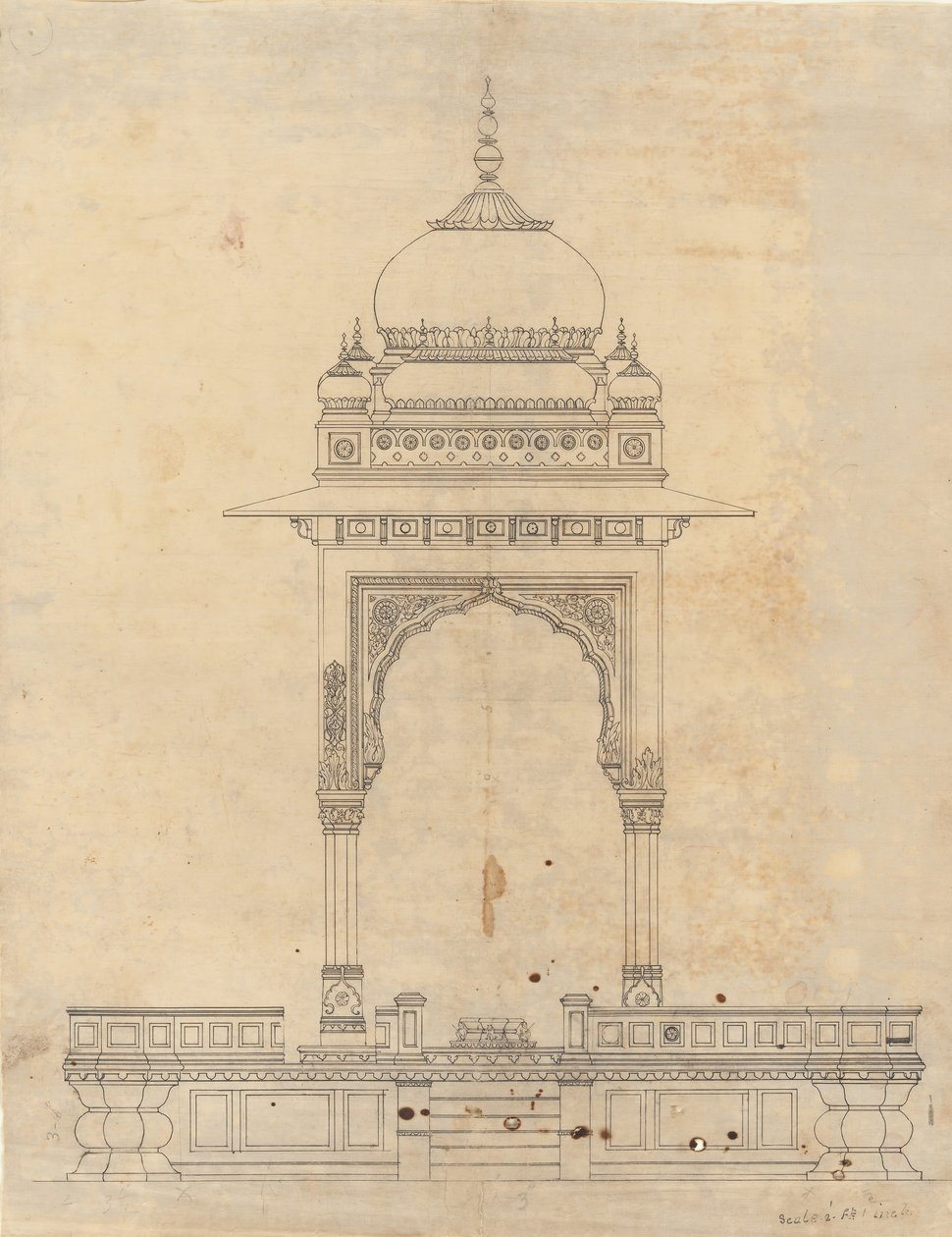 Pabellón Abovedado, ca. 1830 de Unbekannt