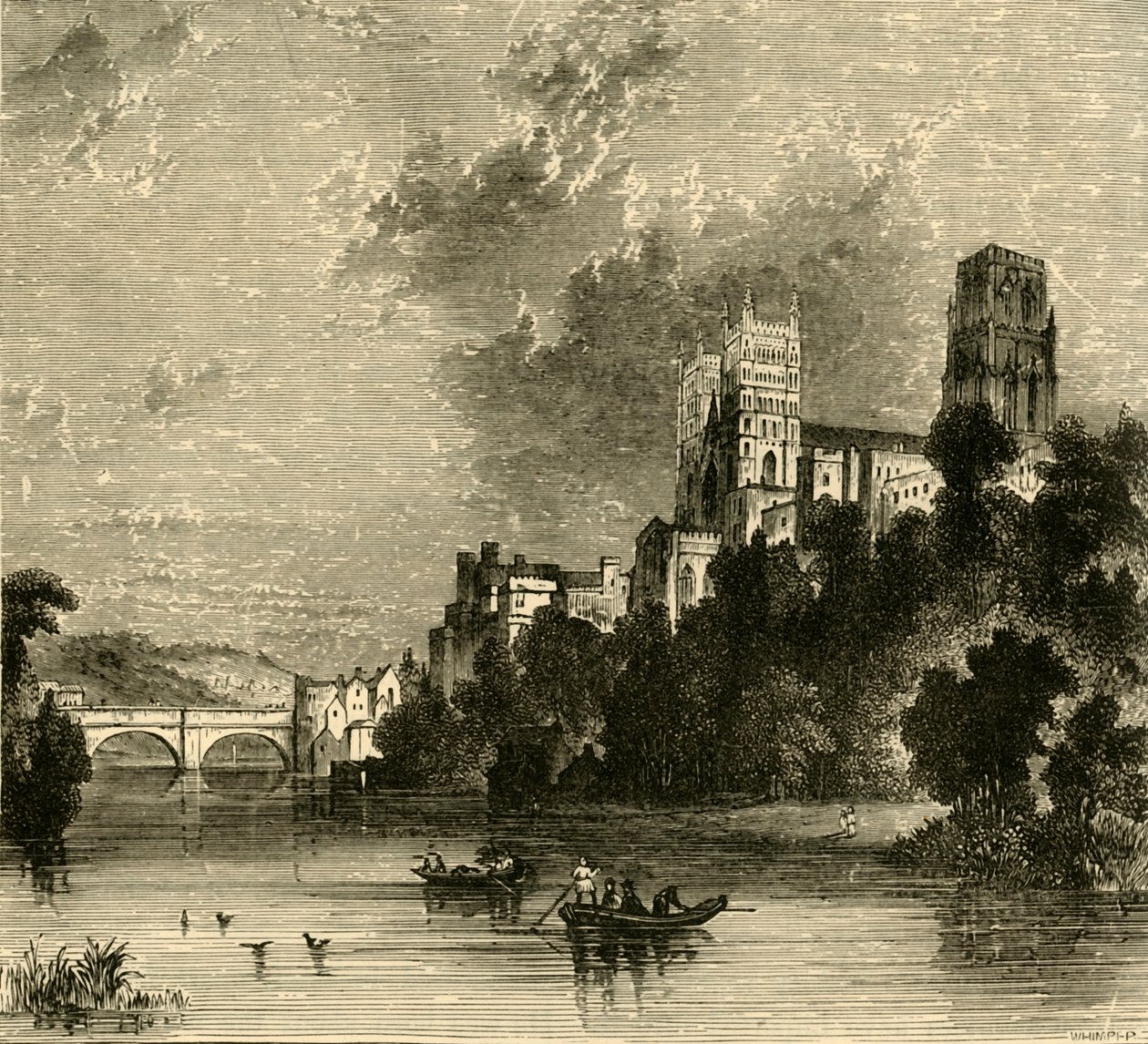 Catedral de Durham desde el suroeste de Unbekannt