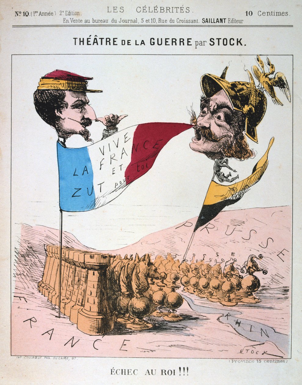 Echec au Roi, Guerra Franco-Prusiana, 1870-1871 de Unbekannt