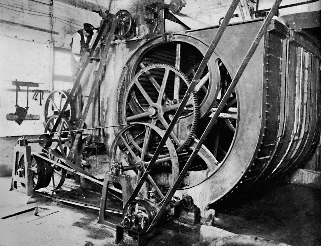 Economía en una fábrica de papel, 1919 de Unbekannt