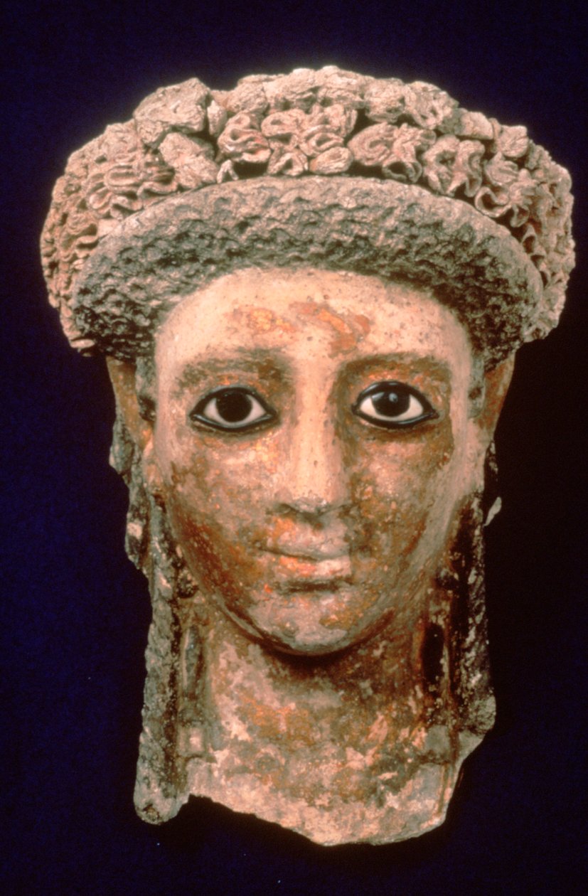 Cabeza egipcia, 75-100 d.C. de Unbekannt