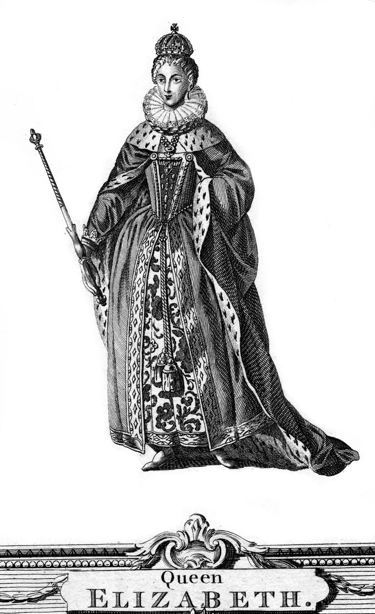 Isabel I de Inglaterra, 1533-1603 de Unbekannt