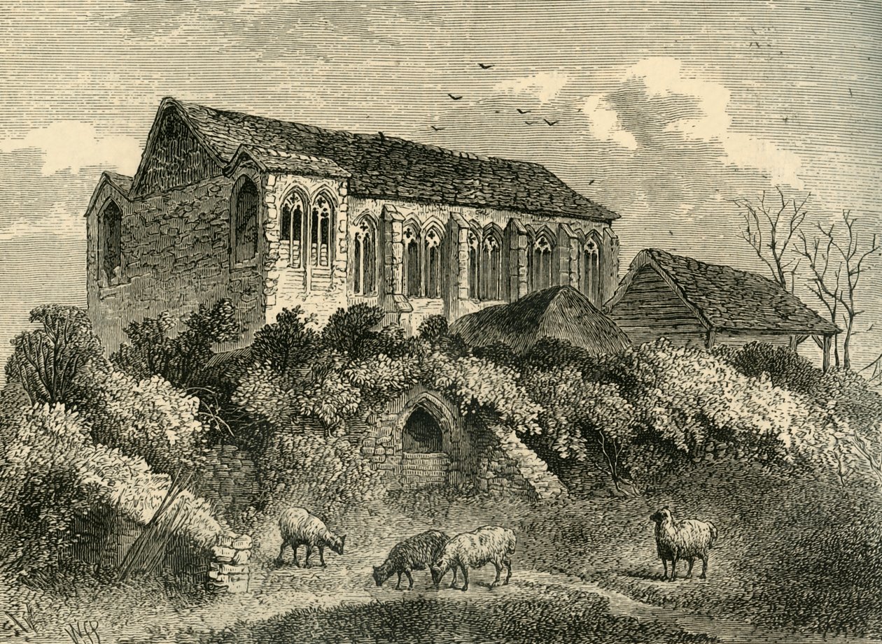 Palacio de Eltham en 1790, c1878 de Unbekannt