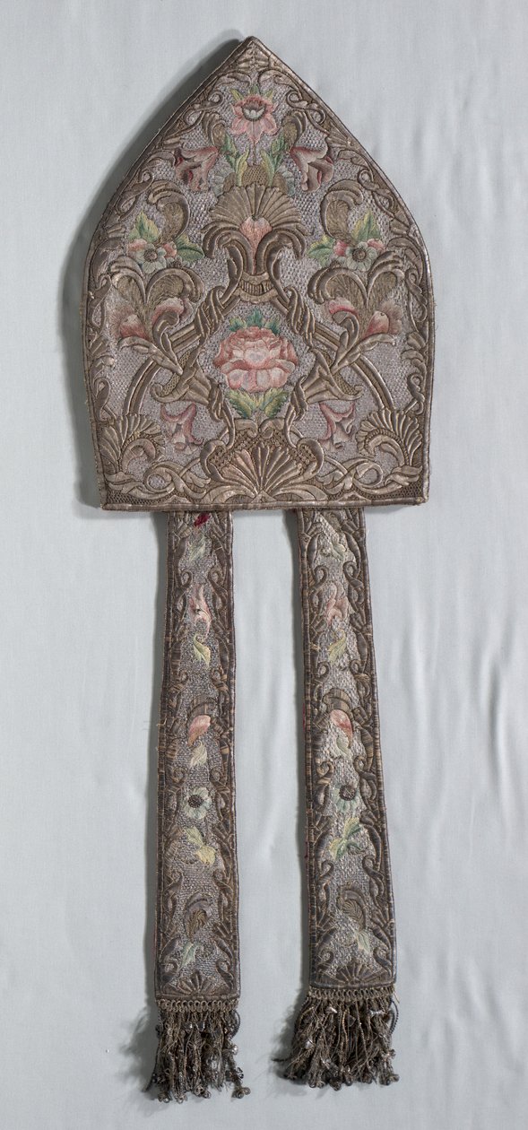 Mitre bordada, 1700s de Unbekannt