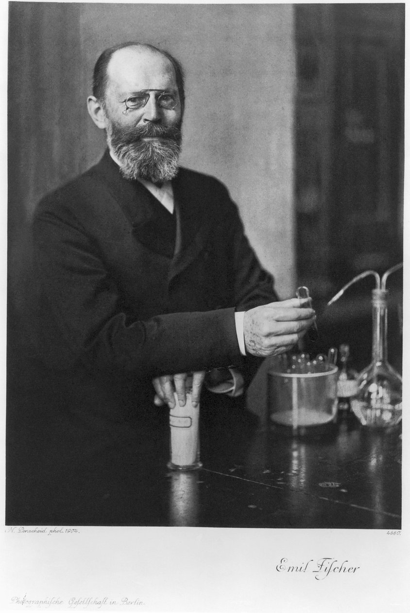 Emil Fischer, químico orgánico alemán, 1904 de Unbekannt