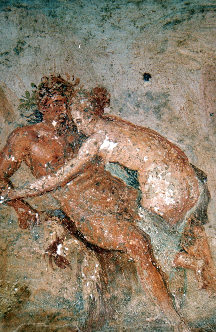 Mural erótico, Pompeya, Italia de Unbekannt