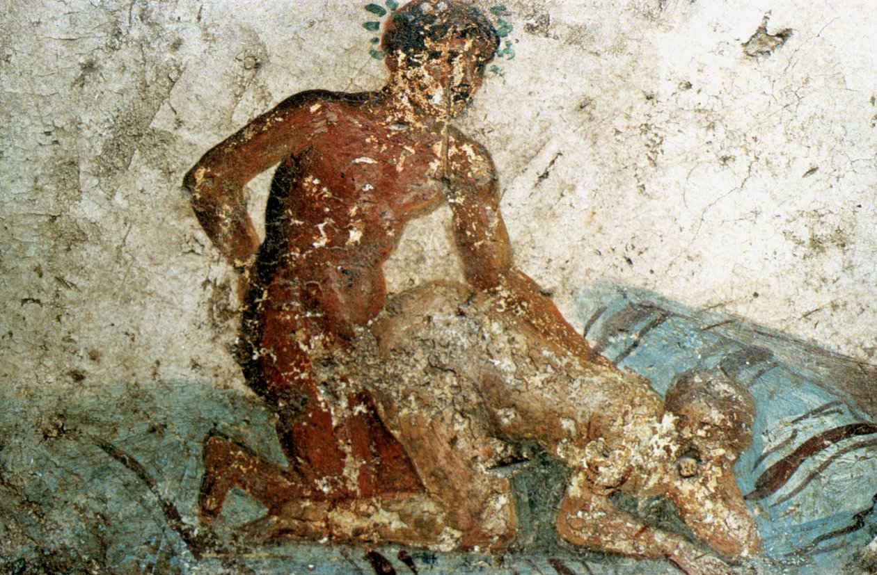 Mural Erótico, Pompeya, Italia de Unbekannt