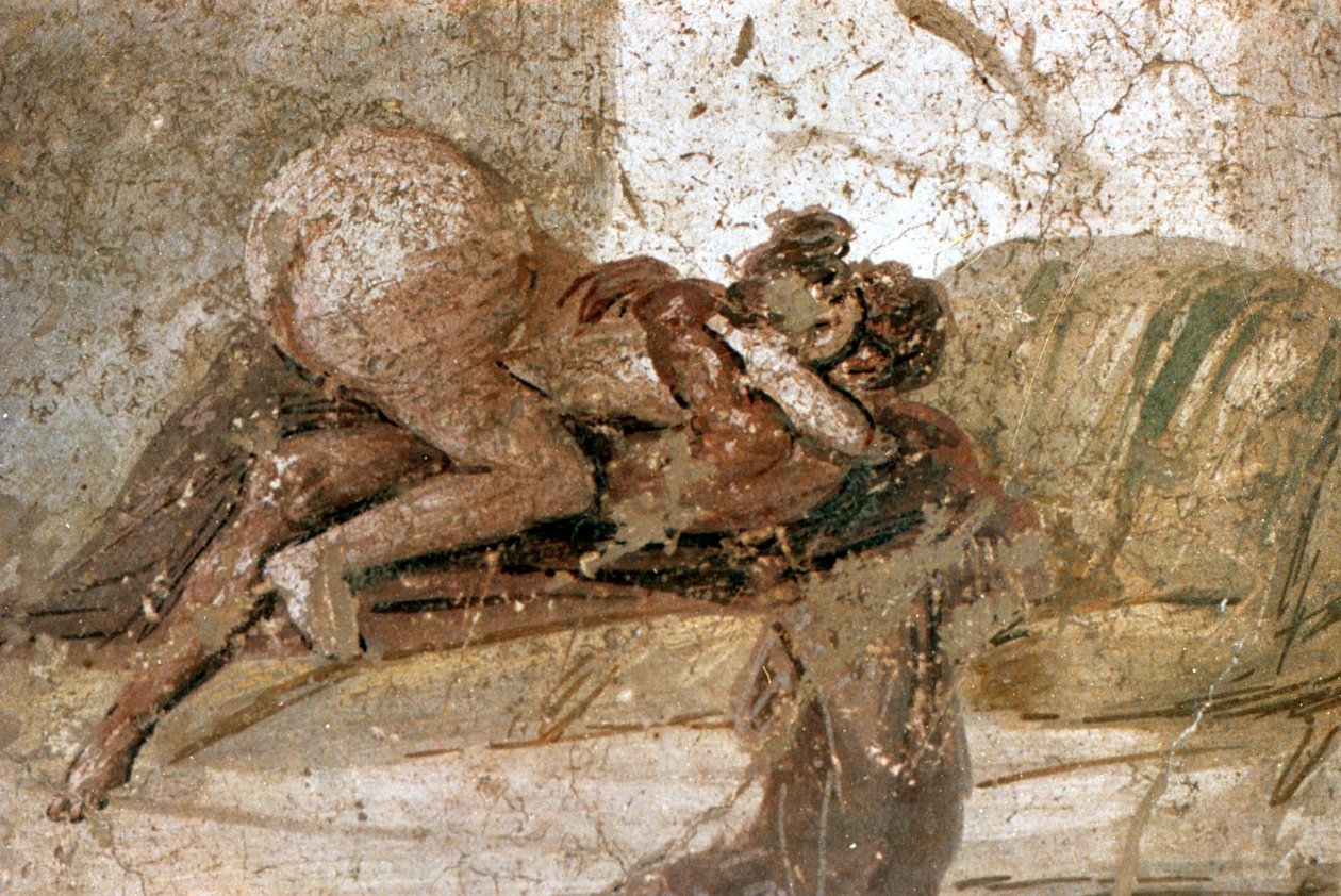 Mural Erótico, Pompeya, Italia de Unbekannt