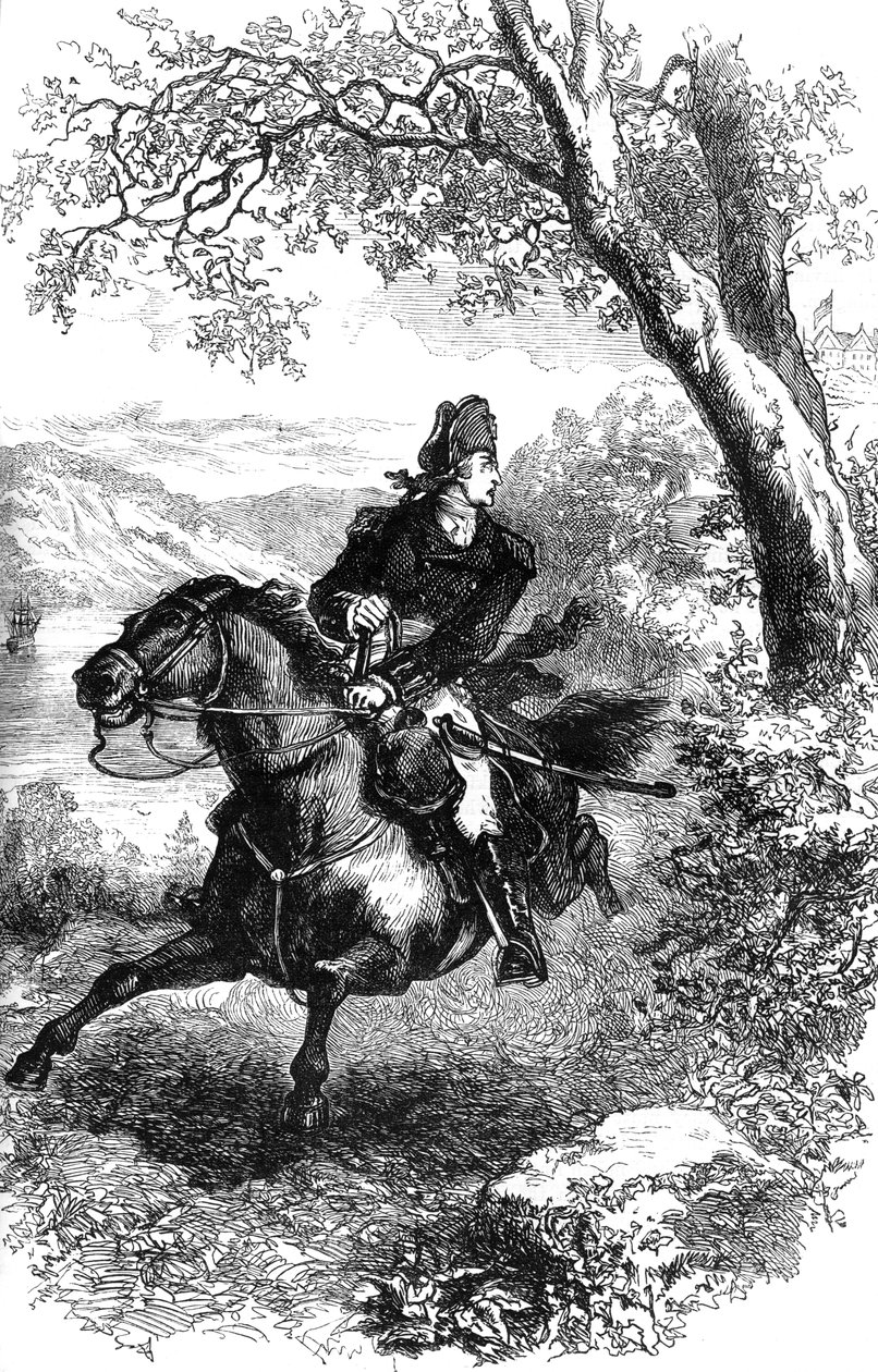 Escape de Benedict Arnold, 1780 c1880 de Unbekannt