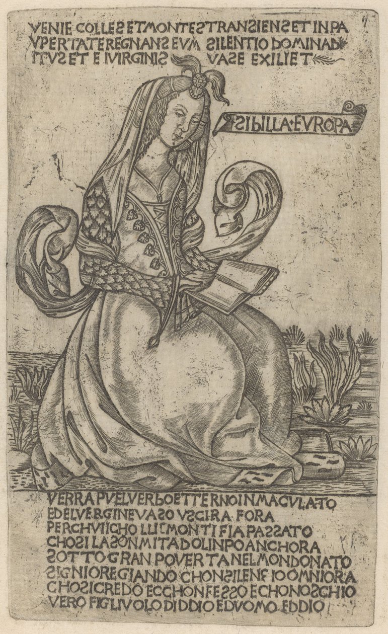 Sibila Europea, principios del siglo XV de Unbekannt